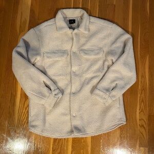 h&m sherpa jacket